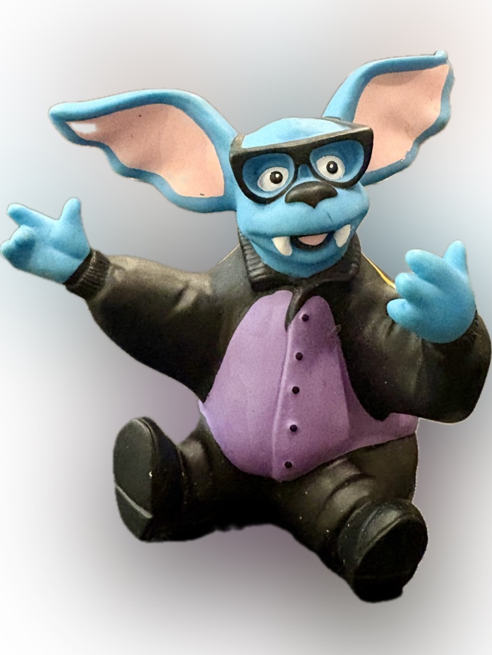 Vtg Eureeka’s Castle 5” Batley Rubber Hand Puppet Pizza Hut Toy Nickelodeon 1990